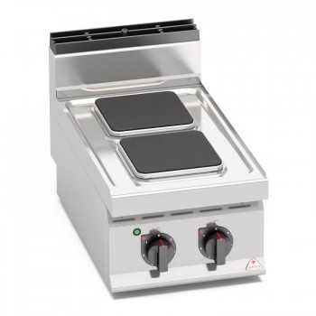 CUCINA ELETTRICA 2 PIASTRE QUADRE TOP