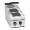 CUCINA ELETTRICA 2 PIASTRE QUADRE TOP