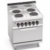 ELECTRIC COOKER 4 ROUND PLATES + ELECTRIC OVEN 2/1
