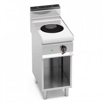 Induction wok with stand 3,5 kW