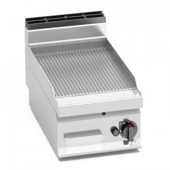 FRY TOP A GAS RIGATO 40x70 - TOP