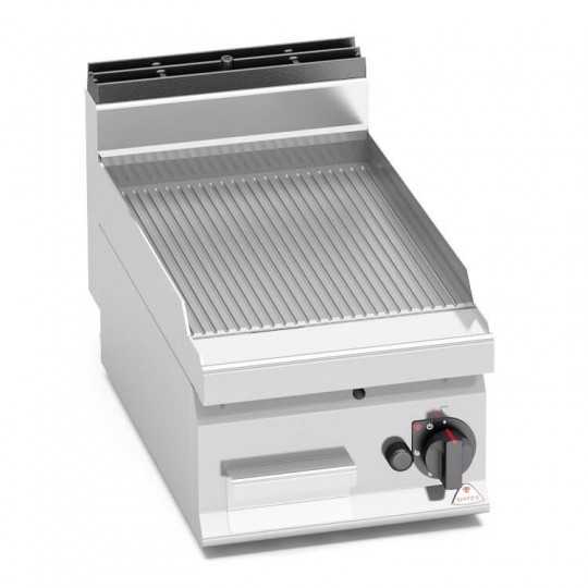 FRY TOP A GAS RIGATO 40x70 - TOP