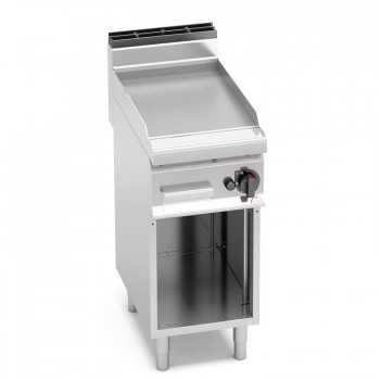 FRY TOP A GAS LISCIO 40x70 - SU VANO
