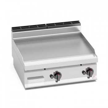FRY TOP A GAS LISCIO 80x70 - TOP