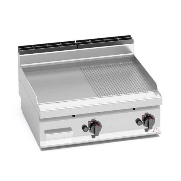 FRY TOP À GAZ MISTO 80x70 - TOP