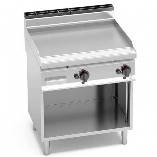 SMOOTH GAS GRIDDLE 80x70 - ON CABINET