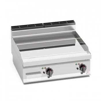 Fry top elettrico liscio in compound 80x70 - TOP