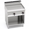 SMOOTH ELECTRIC FRY TOP 80x70 - ON CABINET