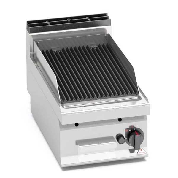 TOP GAS LAVA STONE GRILL WITH GRILL ADJUSTMENT - 40x70