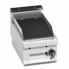 TOP GAS LAVA STONE GRILL WITH GRILL ADJUSTMENT - 40x70