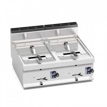 FRIGGITRICE A GAS TOP - 10+10 LT