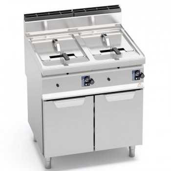 FRIGGITRICE A GAS SU VANO - 10+10 LT