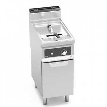 FRITEUSE À GAZ SUR ARMOIRE AVEC COMMANDES ÉLECTRONIQUES - 18 LT