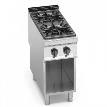 GAS STOVE WITH 2 BURNERS ON CABINET - 90 SERIES