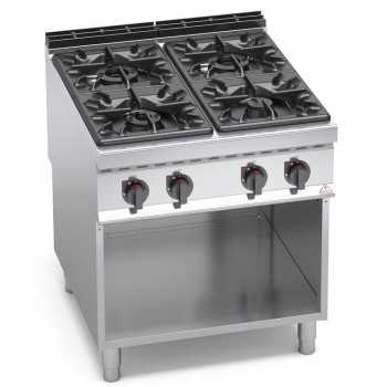 CUISINIÈRE À GAZ 4 FEUX SUR PLACARD - SÉRIE 90