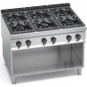 CUISINIÈRE À GAZ 6 FEUX SUR PLACARD - SÉRIE 90