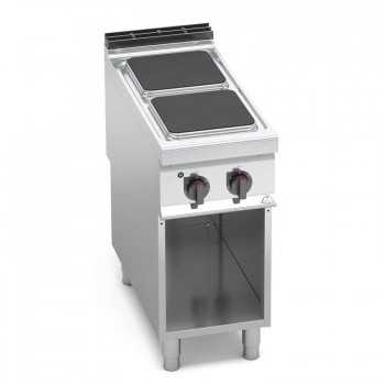 ELECTRIC COOKER WITH 2 SQUARE PLATES ON CABINET - 90 SERIES