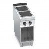 ELECTRIC COOKER WITH 2 SQUARE PLATES ON CABINET - 90 SERIES
