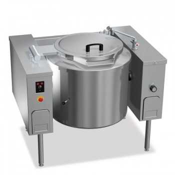 TILTING STEAM POT WITH INDIRECT HEATING - 100 LT