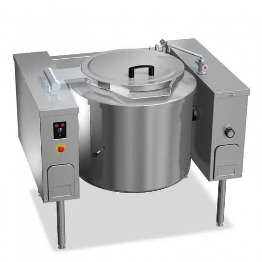 TILTING STEAM POT WITH INDIRECT HEATING - 100 LT