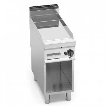 Smooth compound gas griddle on cabinet - 40x90