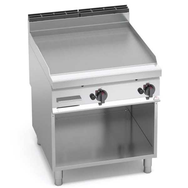 SMOOTH GAS GRIDDLE ON CABINET - 80x90