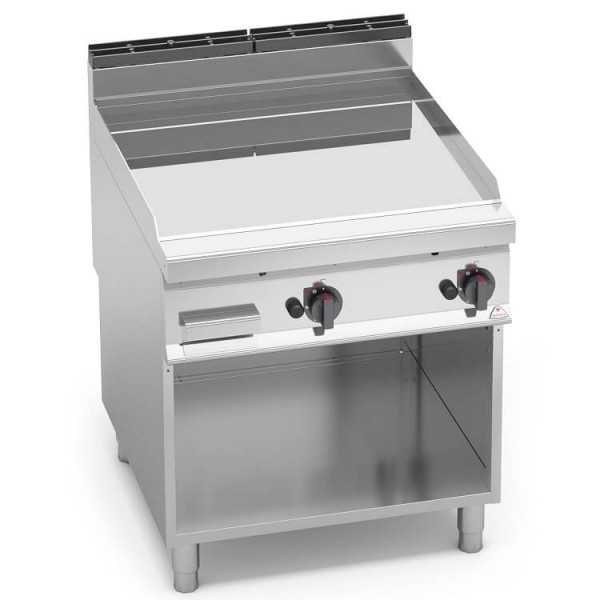 Smooth compound gas griddle on 80x90 compartment