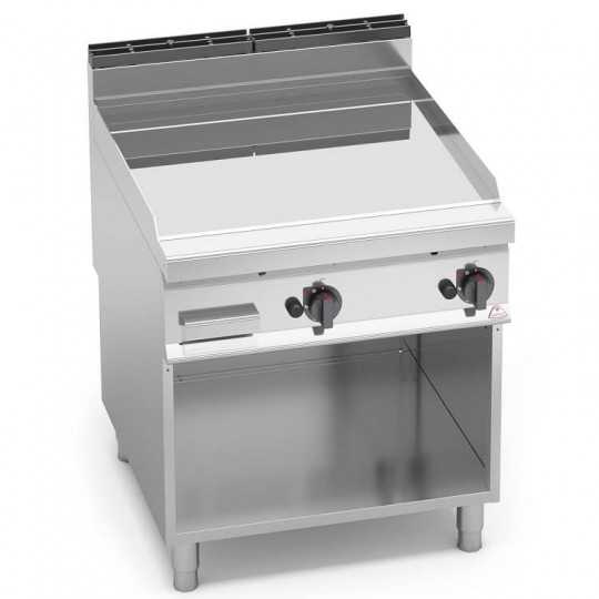 Smooth compound gas griddle on 80x90 compartment