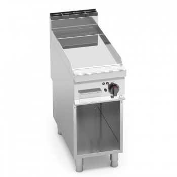 Fry top elettrico liscio in compound su vano - 40x90