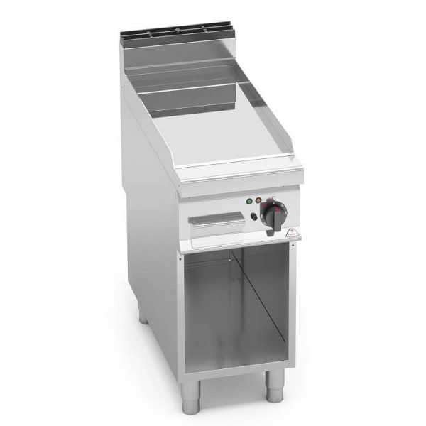 Fry top elettrico liscio in compound su vano - 40x90