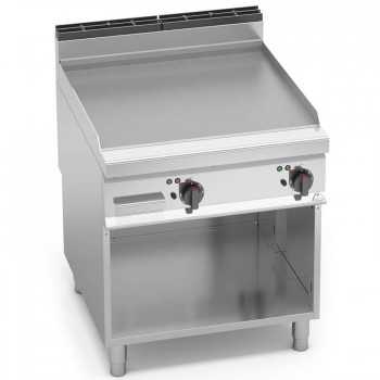 FRY TOP ELETTRICO LISCIO SU VANO - 80x90