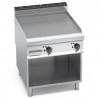 FRY TOP ELETTRICO RIGATO SU VANO - 80x90