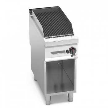 GAS LAVA STONE GRILL ON OPEN CABINET - 40x90