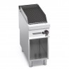 GAS LAVA STONE GRILL ON OPEN CABINET - 40x90