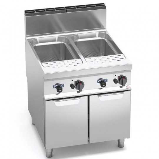 CUISEUR À PÂTES À GAZ - 40+40 LITRES