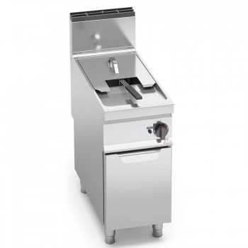 INDIRECT GAS FRYER ON CABINET - 18 LT