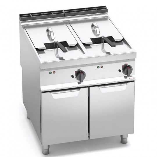 ELECTRIC FRYER ON CABINET - 22+22 LITRES
