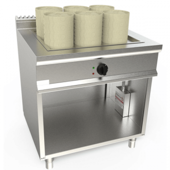 VAPORIERA DIM SUM ELETTRICA SU VANO A GIORNO - L.80 x P.70 x H.85 cm