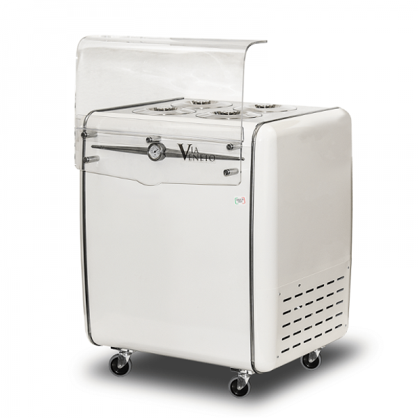 Comptoir à glaces avec 4 bacs et réserve VENETO