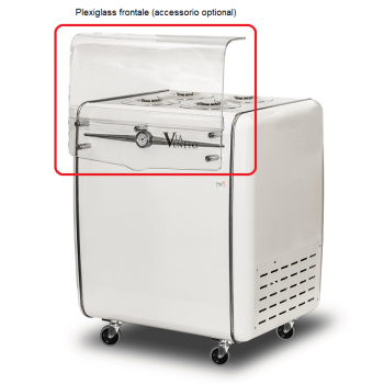 Comptoir à glaces avec 4 bacs et réserve VENETO