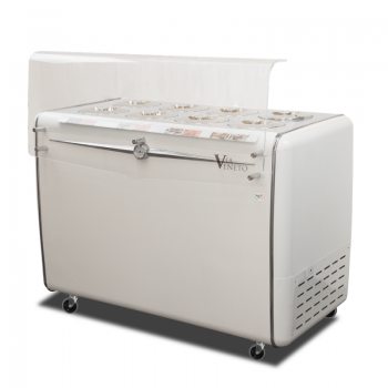 Comptoir à glaces avec 8 bacs et réserve VENETO