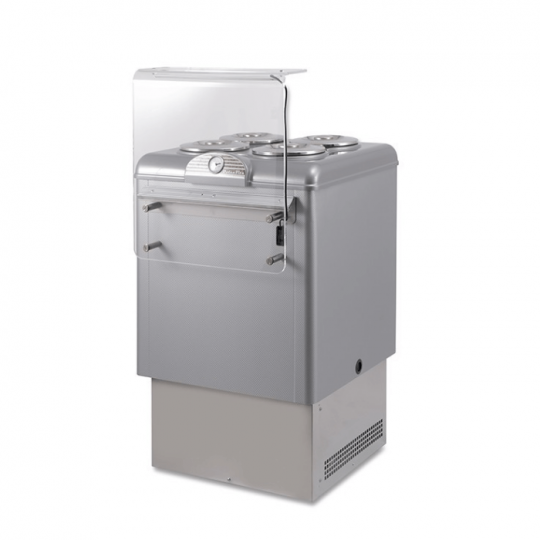 Banco gelato a pozzetto 4 gusti con riserva DOLCE VITA LUXE