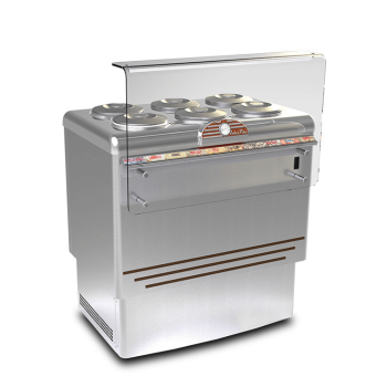Ice cream counter with 6 flavors with reserve DOLCE VITA LUXE