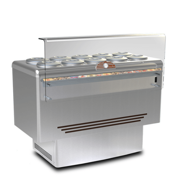 Cockpit ice cream counter 10 flavors with reserve DOLCE VITA LUXE