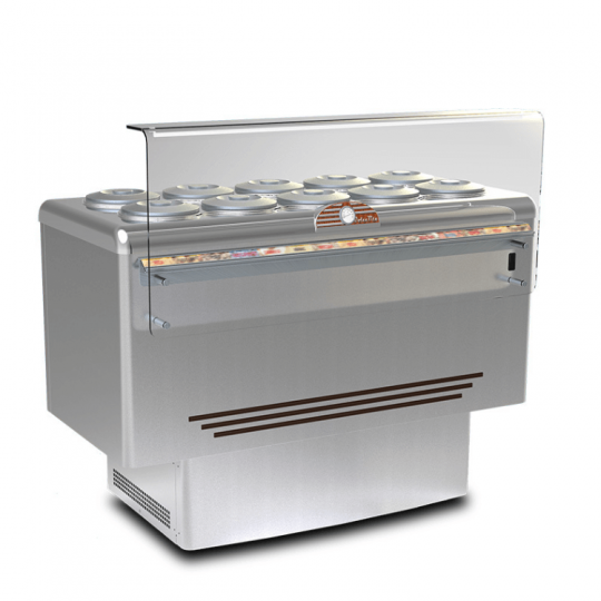 Cockpit ice cream counter 10 flavors with reserve DOLCE VITA LUXE
