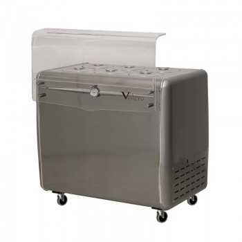 Cockpit ice cream counter with 6 tubs with VENETO reserve