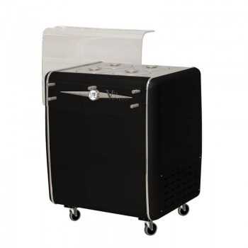 Cockpit ice cream counter with 4 tubs with VENETO reserve