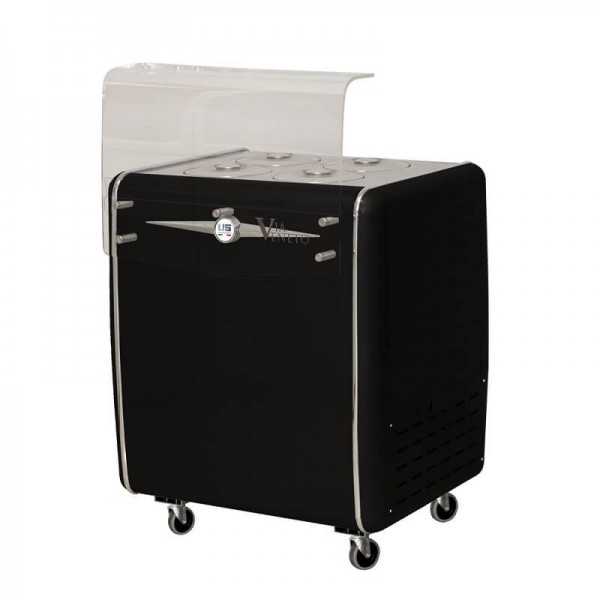 Cockpit ice cream counter with 4 tubs with VENETO reserve