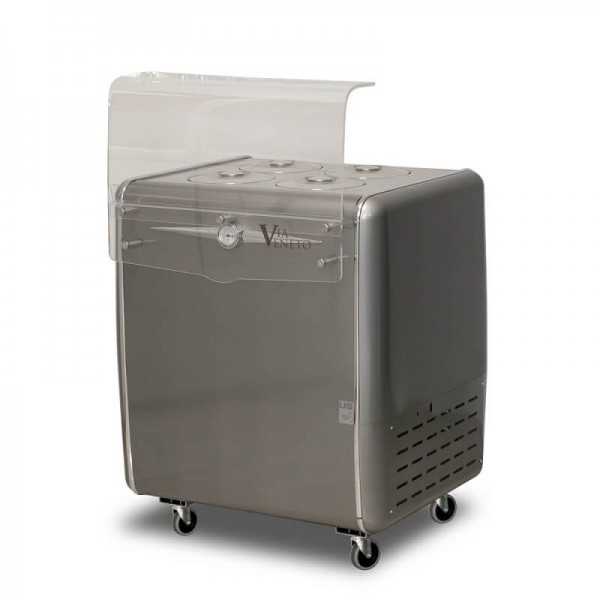 Comptoir à glaces avec 4 bacs et réserve VENETO