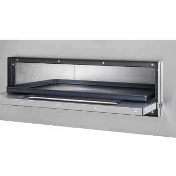 Forno pizza elettrico manuale 1 pizza 45 cm, 1 teglia 60 x 40 cm B15V2T